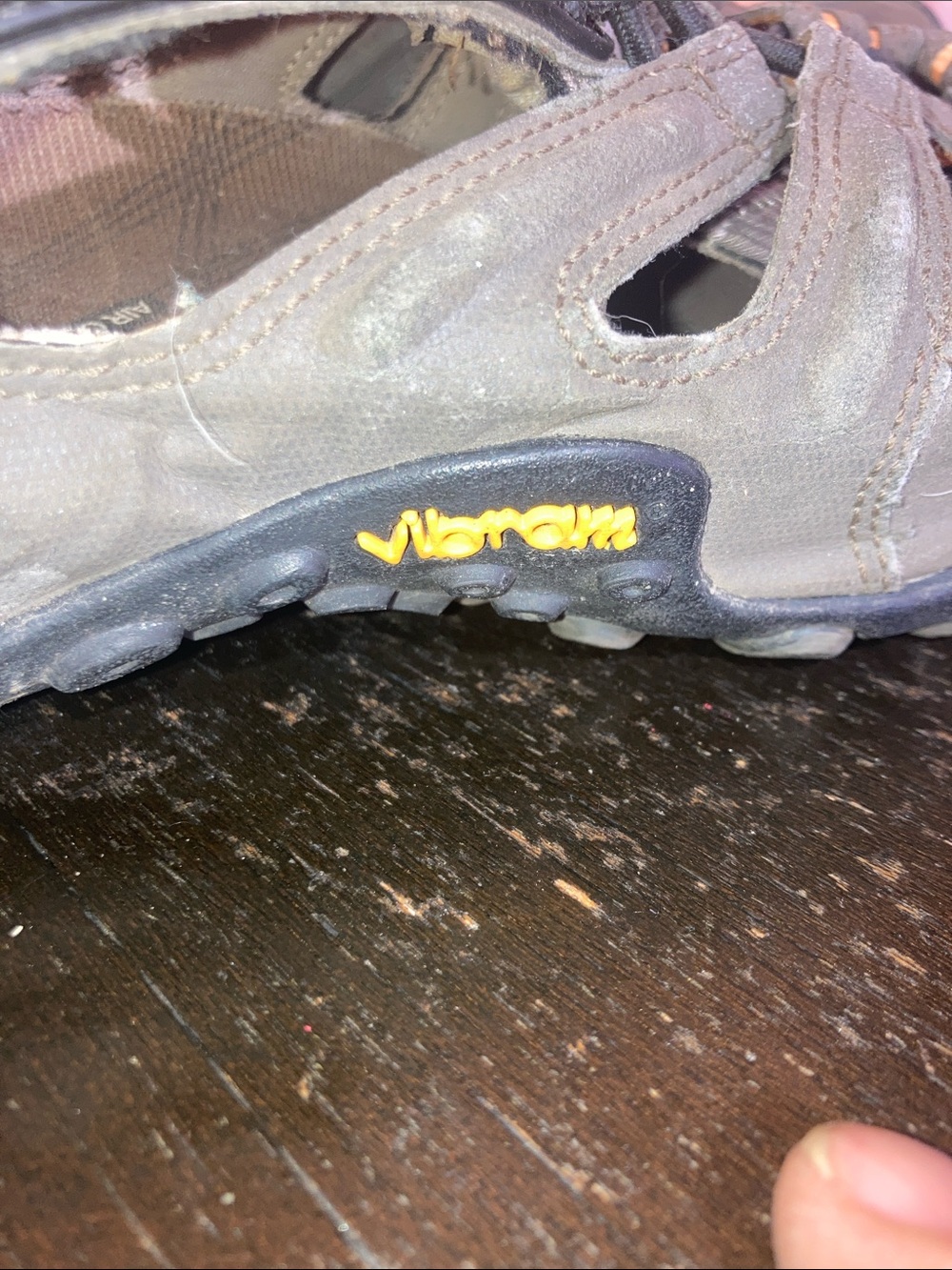 Vintage Merrell Gray Outdoor Hybrid Sandals with Bungee Lacing - Picture 3 of 8